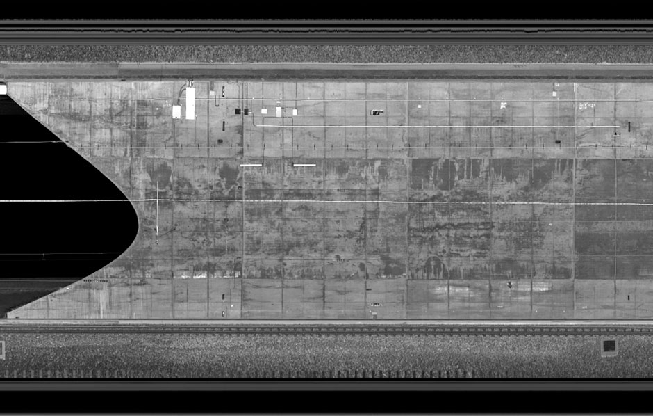 Scanographie du tunnel du Regajal de la ligne...